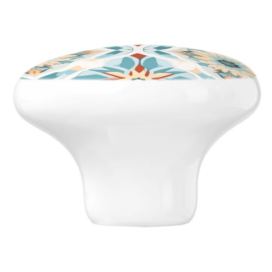 💙💛 Azulejos Algarve Star Keramische Knop (Zijkant)