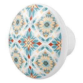 💙💛 Azulejos Algarve Star Keramische Knop