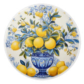 💙💛 Azulejos Amalfi Charm Keramische Knop (Voorkant)