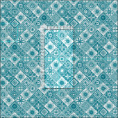 azulejos blauw stof (Delen)