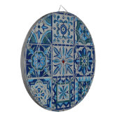 Azulejos Blue Portugal Dartbord (Voorkant Links)