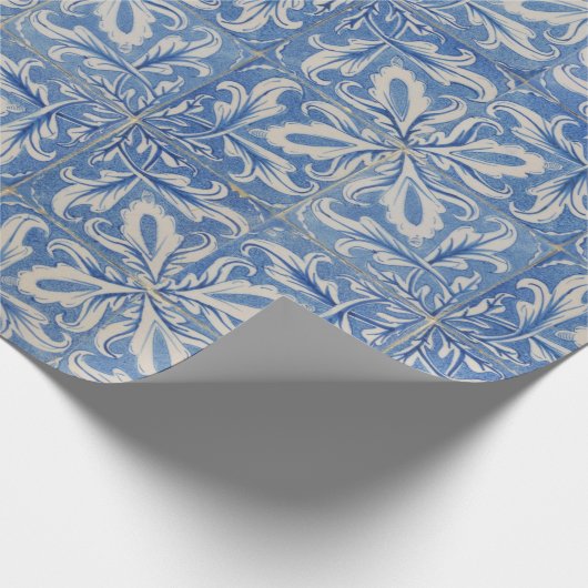  Azulejos Blue White Cadeaupapier (Hoek)