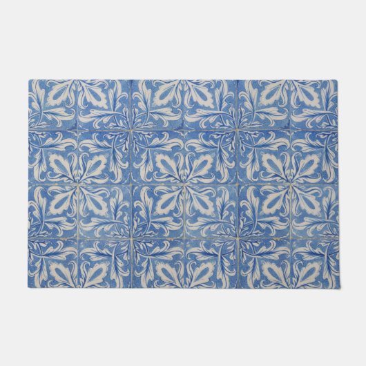 Azulejos Blue White Deurmat (Voorkant)