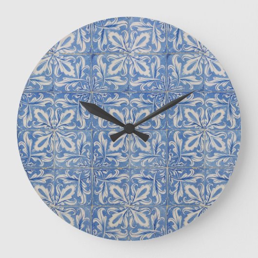  Azulejos Blue White Grote Klok (Voorkant)