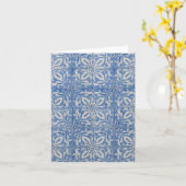  Azulejos Blue White Kaart (Gele Bloem)
