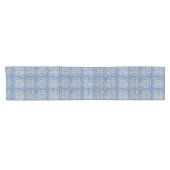  Azulejos Blue White Korte Tafelloper (Horizontaal)