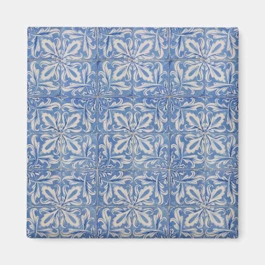  Azulejos Blue White Magneet (Voorkant)