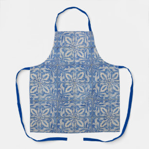 Azulejos Blue White Schort