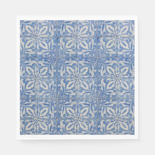  Azulejos Blue White Servet (Voorkant)