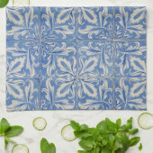  Azulejos Blue White Theedoek (Gevouwen)