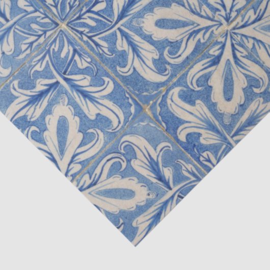  Azulejos Blue White Tissuepapier (Detail)