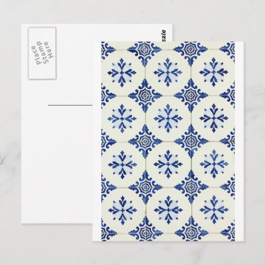Azulejos Briefkaart (Voorkant / Achterkant)