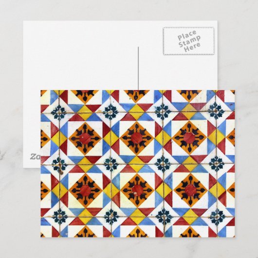 Azulejos Briefkaart (Voorkant / Achterkant)