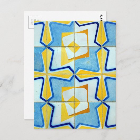 Azulejos Briefkaart (Voorkant / Achterkant)