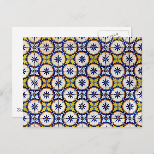Azulejos Briefkaart (Voorkant / Achterkant)