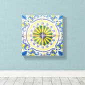 Azulejos Canvas Afdruk (Insitu (Houten vloer))