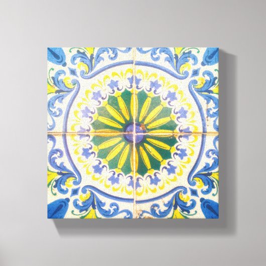 Azulejos Canvas Afdruk (Voorkant)