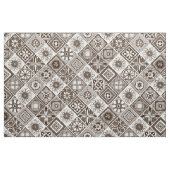 azulejos chocolade stof (Fat Quarter)