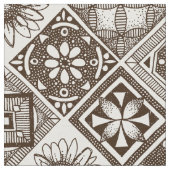 azulejos chocolade stof (Close Up)