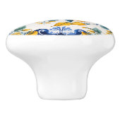 💙💛 Azulejos citroenrol Keramische Knop (Zijkant)