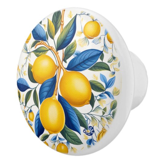 💙💛 Azulejos Costa do Sol Keramische Knop (Rechts)