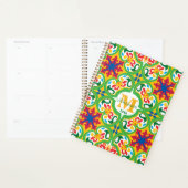 💛 💚 Azulejos, decoratief patroon, aangepaste tek Planner (Display)