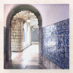 Azulejos en Arches Lissabon Portugal Glazen Onderzetter