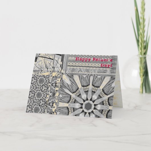 Azulejos Geometric Tiles with Bird of Peace Kaart (Voorkant)