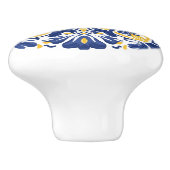 💙💛 Azulejos Golden Lisboa Keramische Knop (Zijkant)