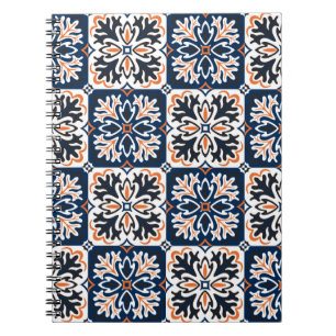 Azulejos keramisch tegelontwerp. Talavera tracery Notitieboek