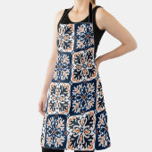 Azulejos keramisch tegelontwerp. Talavera tracery Schort (Insitu)