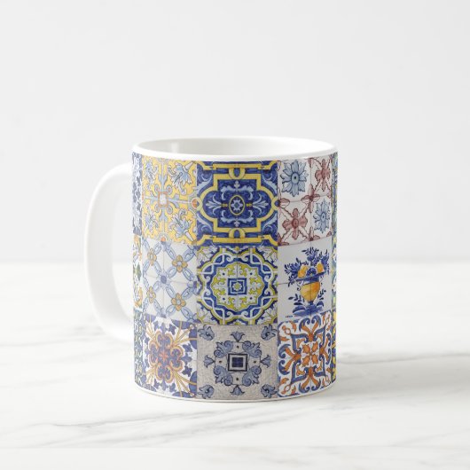 Azulejos Koffiemok (Voorkant links)
