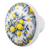 💙💛 Azulejos Lemon Garland Keramische Knop (Rechts)