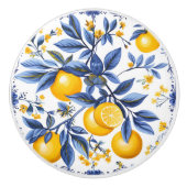 💙💛 Azulejos Lemon Grove Keramische Knop (Voorkant)