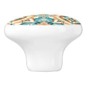 💙💛 Azulejos Mocha Lisboa Keramische Knop (Zijkant)