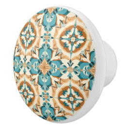 💙💛 Azulejos Mocha Lisboa Keramische Knop