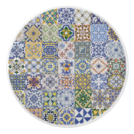 Azulejos Patchwork Keramische Knop
