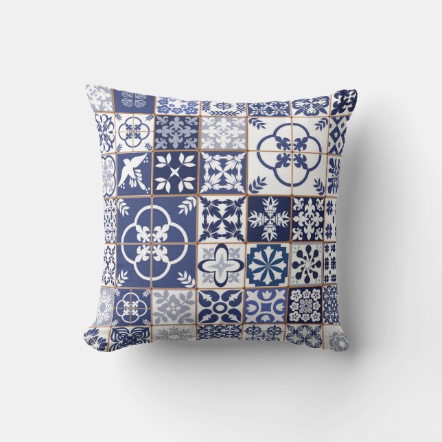 Azulejos Pattern Pillow Kussen (Voorkant)
