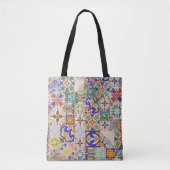 Azulejos  Pattern Portugal Gift Tote Bag (Voorkant)