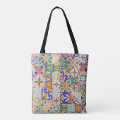Azulejos Pattern Portugal Gift Tote Bag (Achterkant)