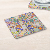 Azulejos  Pattern Portugal Kartonnen Onderzetters (Schuin)