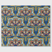 Azulejos portugal naadloos patroon cadeaupapier (Vlak)