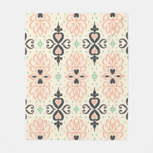 Azulejos portugal naadloos patroon fleece deken