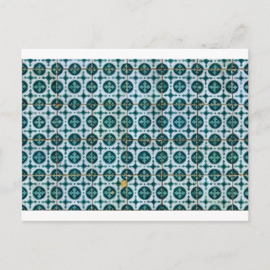 Azulejos, Portugese Tegels Briefkaart (Voorkant)