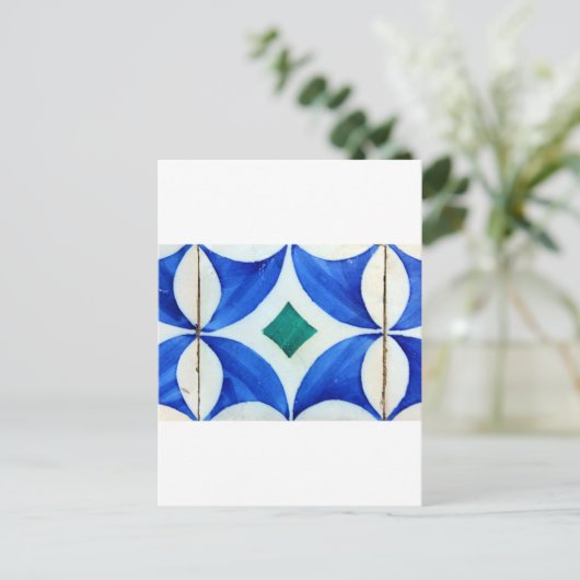 Azulejos, Portugese Tegels Briefkaart (Staand voorkant)