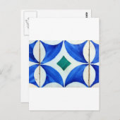 Azulejos, Portugese Tegels Briefkaart (Voorkant / Achterkant)