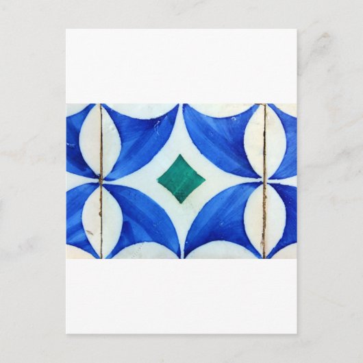Azulejos, Portugese Tegels Briefkaart (Voorkant)