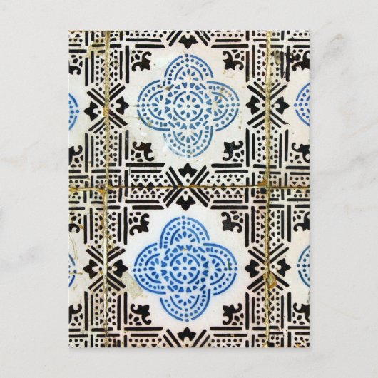 Azulejos, Portugese Tegels Briefkaart (Voorkant)