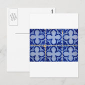 Azulejos, Portugese Tegels Briefkaart (Voorkant / Achterkant)