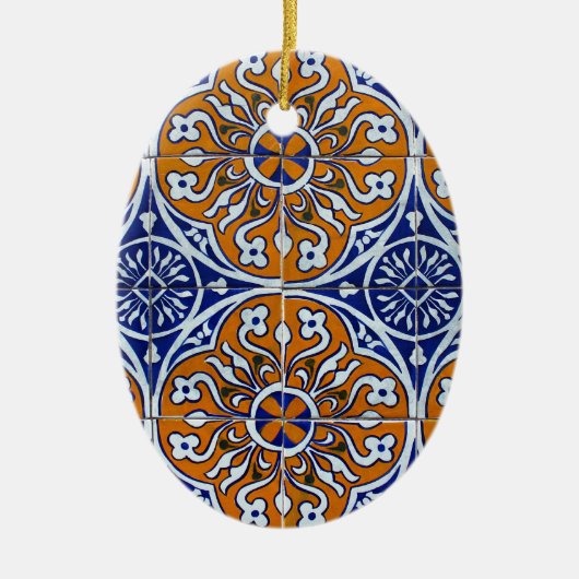 Azulejos, Portuguese Tiles Keramisch Ornament (Voorkant)